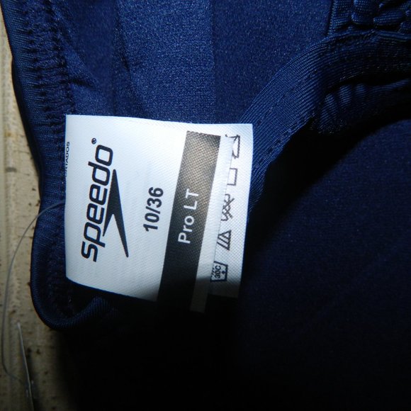 Speedo Swimsuit One Piece ProLT Super Pro Solid Adult Size 10/36 (HH-24) - Picture 3 of 4